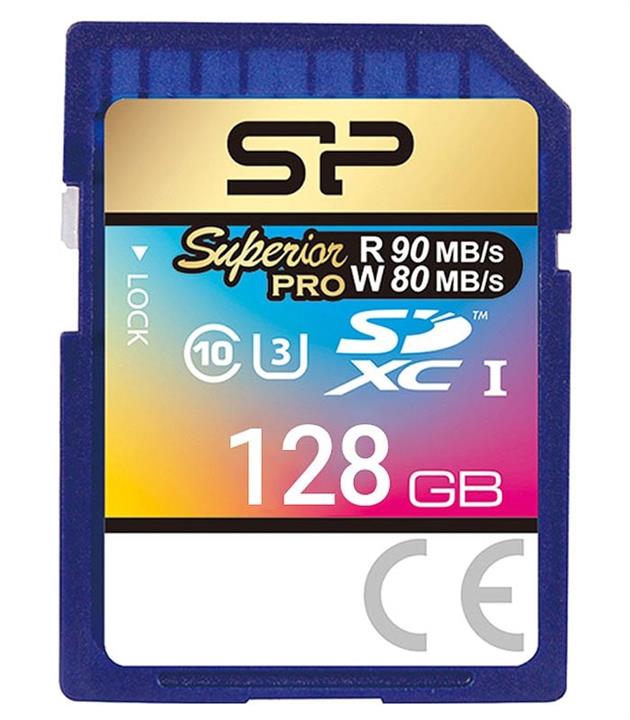 کارت حافظه SDXC سیلیکون پاور Superior Pro کلاس 10 سرعت 90MBps ظرفیت 128 گیگابایت